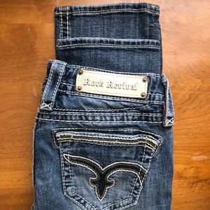 Rock Revival Jeans Gina Strait Leg 27 32
